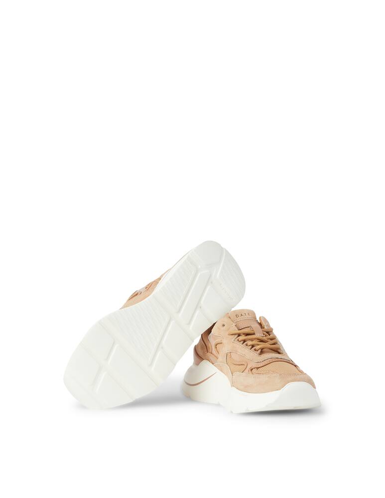 rinascente D.A.T.E. Fuga 2.0 leather low-top snekers - beige