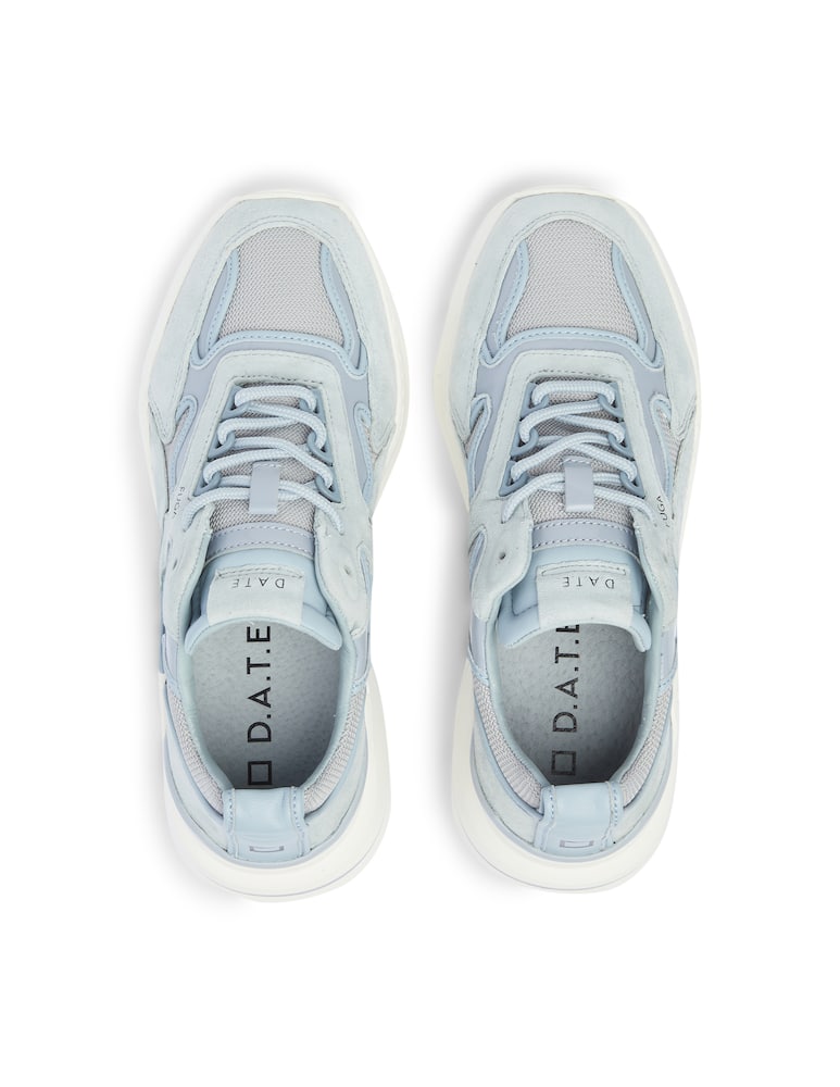 rinascente D.A.T.E. Sneakers in pelle Fuga 2 0 - azzurro