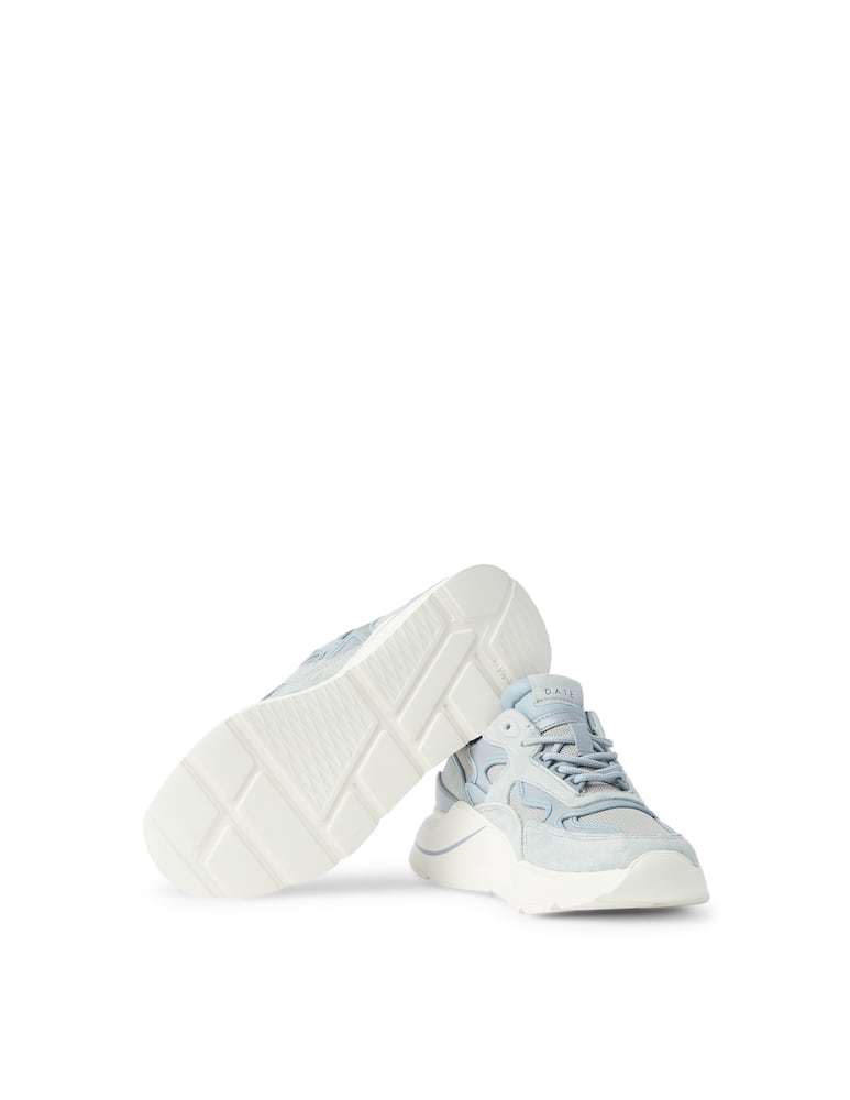 rinascente D.A.T.E. Sneakers in pelle Fuga 2 0 - azzurro