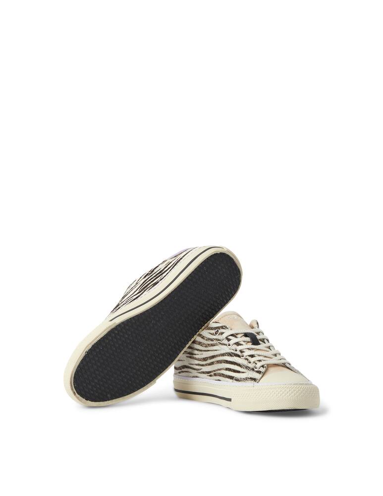 rinascente D.A.T.E. Sneakers in pelle Linea pony - bianco