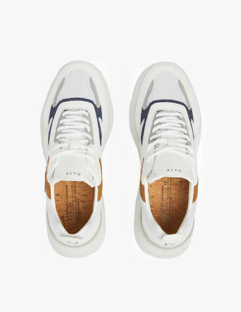 D.A.T.E. Fuga eco vegan sneakers - white - picture 3