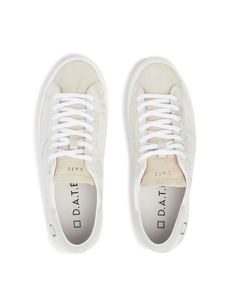 D.A.T.E. Hil Stardust leather sneakers - grey - picture 2 D.A.T.E. Hil Stardust leather sneakers - grey - picture 2