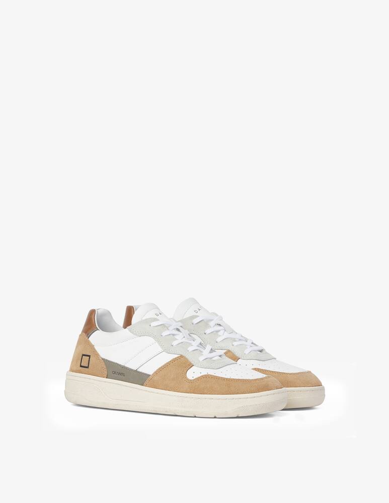 rinascente D.A.T.E. Sneakers basse court in suede - Beige