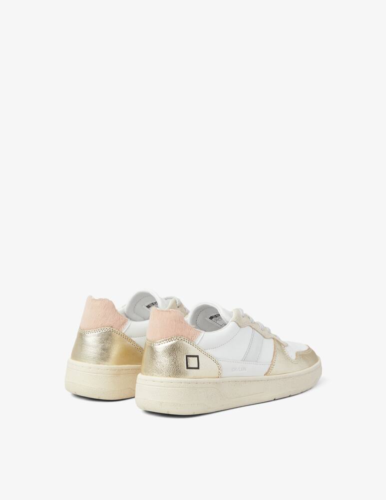 rinascente D.A.T.E. Sneakers Court Lamin - Bianco