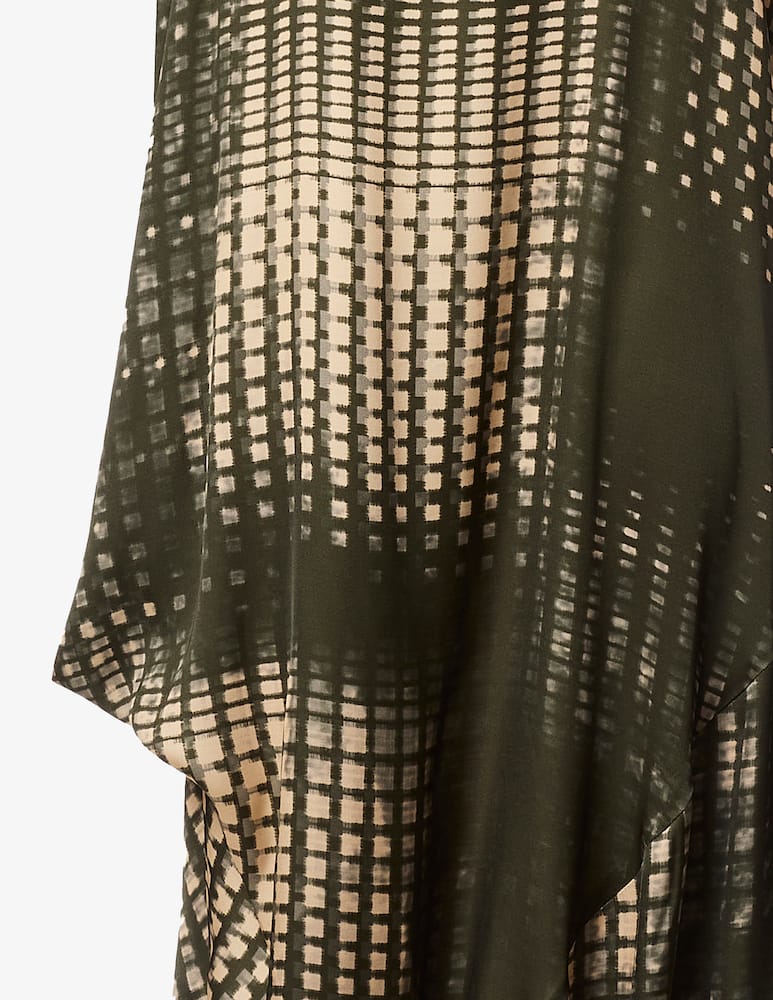 Manila Grace Vestito lungo stampe quadretti - immagine 3 Manila Grace Vestito lungo stampe quadretti - immagine 3