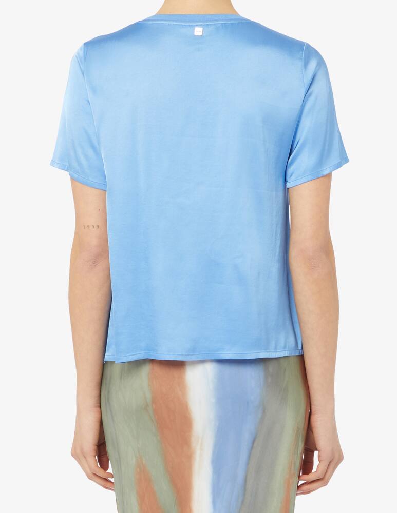 rinascente Manila Grace Satin T-shirt with pocket