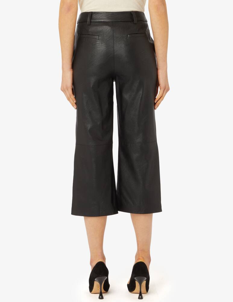 rinascente Manila Grace Cropped faux leather trousers