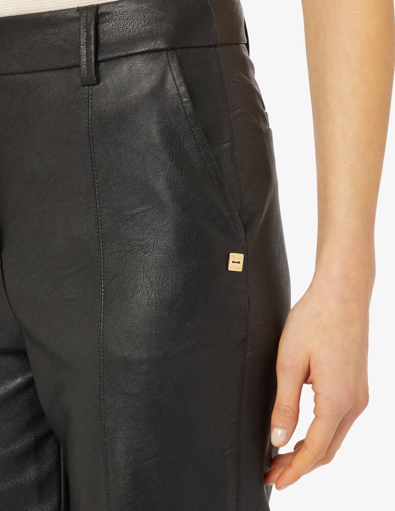 rinascente Manila Grace Cropped faux leather trousers