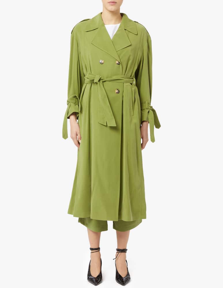 Manila Grace Long trench coat - picture 1 Manila Grace Long trench coat - picture 1