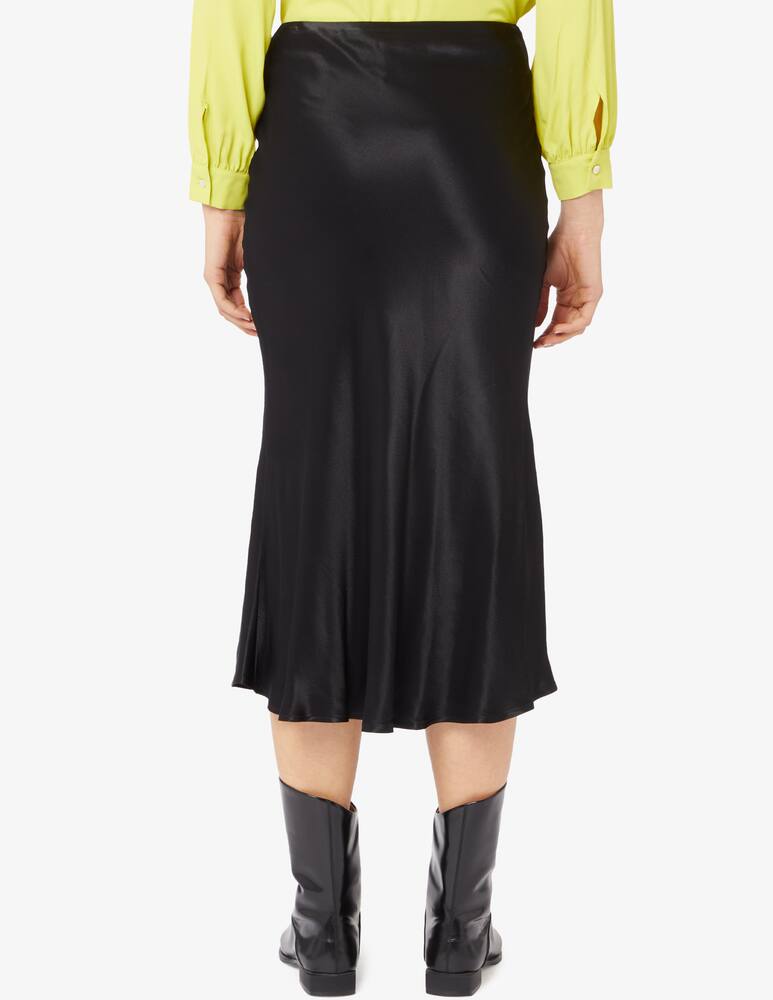 rinascente Manila Grace Gonna midi in raso lucida