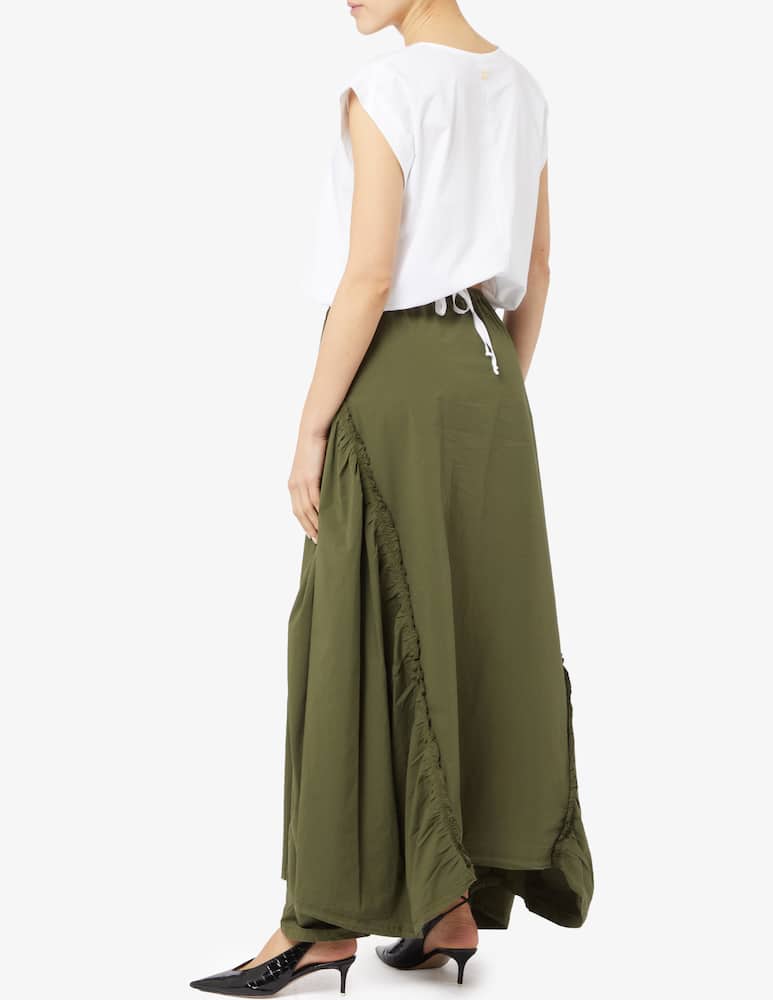 rinascente Manila Grace Gonna maxi over arricci laterali