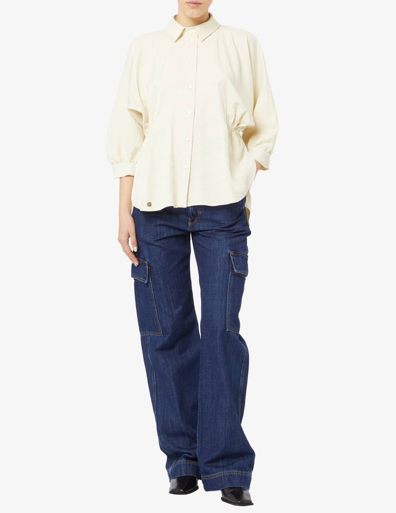 Manila Grace Blusa cupro manica pipistrello - immagine 2 Manila Grace Blusa cupro manica pipistrello - immagine 2
