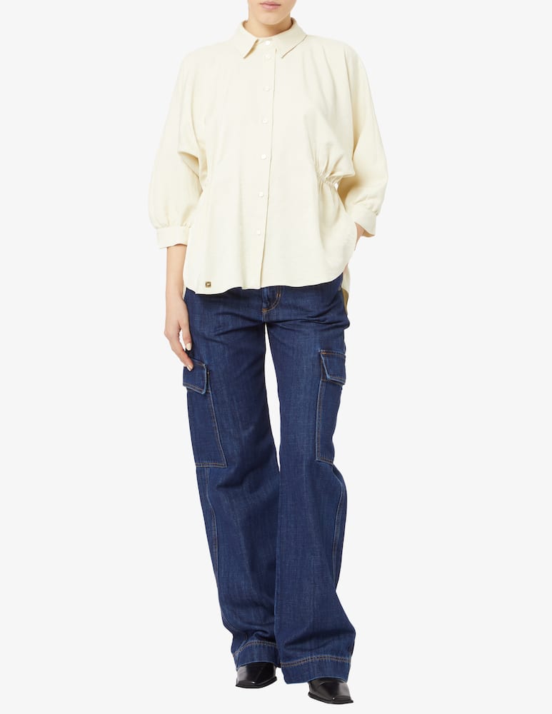 rinascente Manila Grace Blusa cupro manica pipistrello