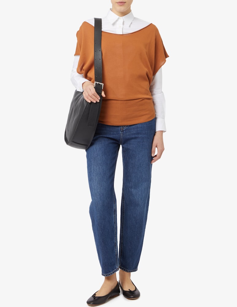 rinascente Manila Grace Top a manica corra in viscosa