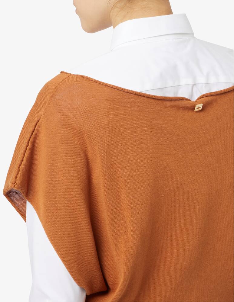 rinascente Manila Grace Top a manica corra in viscosa