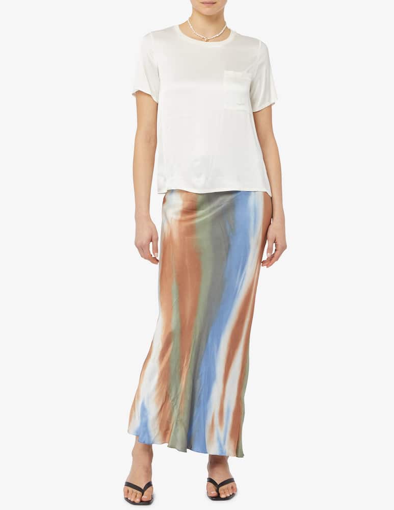 rinascente Manila Grace T-shirt in raso con taschino