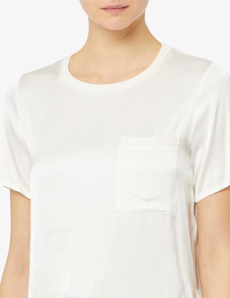 rinascente Manila Grace T-shirt in raso con taschino