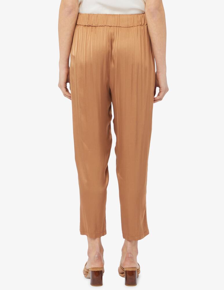 rinascente Manila Grace Elastic back satin trousers