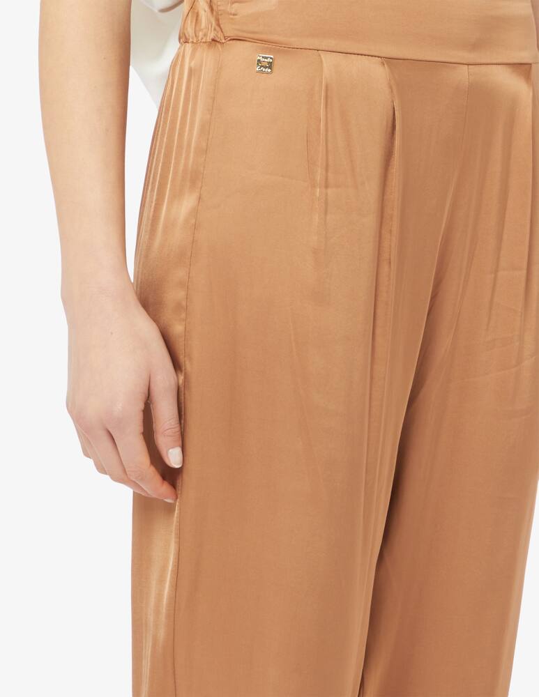 rinascente Manila Grace Elastic back satin trousers