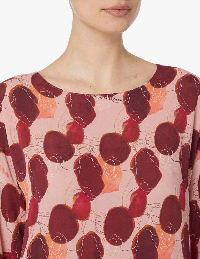 rinascente Manila Grace Vestito tunica stampa pois