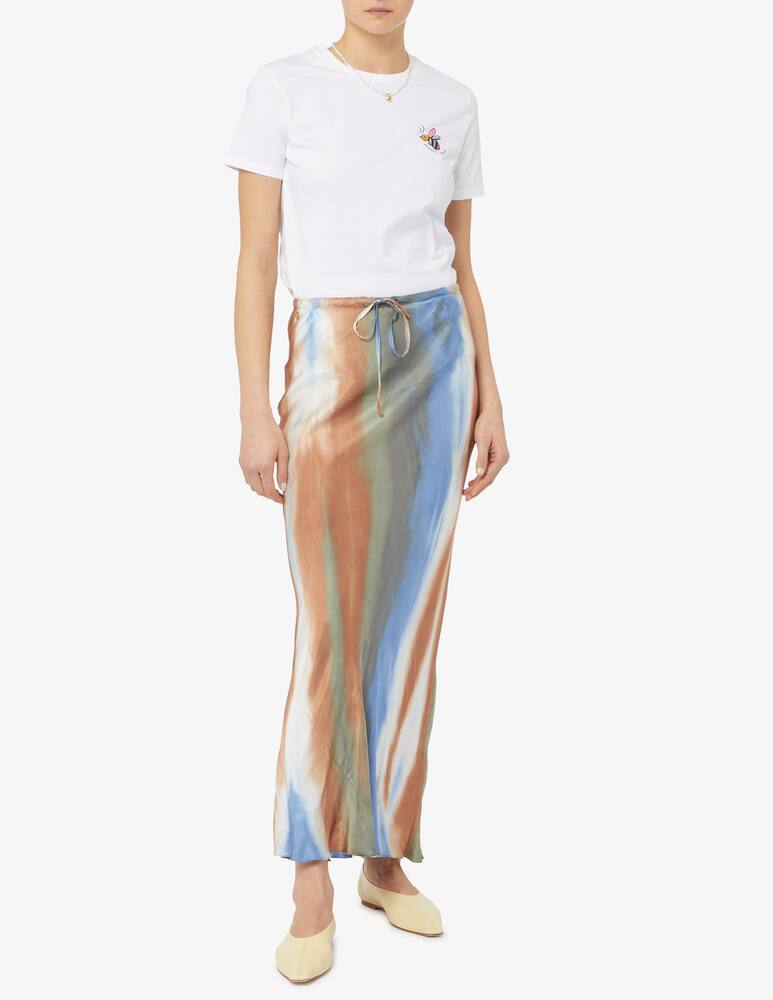 rinascente Manila Grace Gonna maxi tiedie in raso