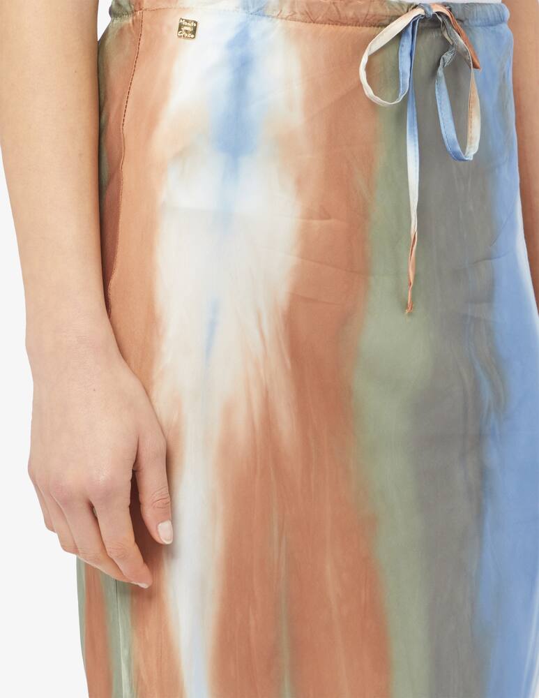 rinascente Manila Grace Gonna maxi tiedie in raso