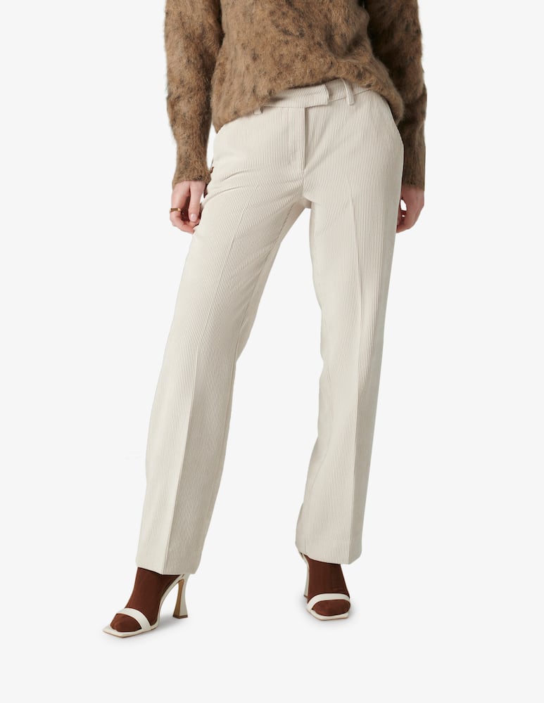 Manila Grace Pantaloni slim a costine - immagine 1 Manila Grace Pantaloni slim a costine - immagine 1