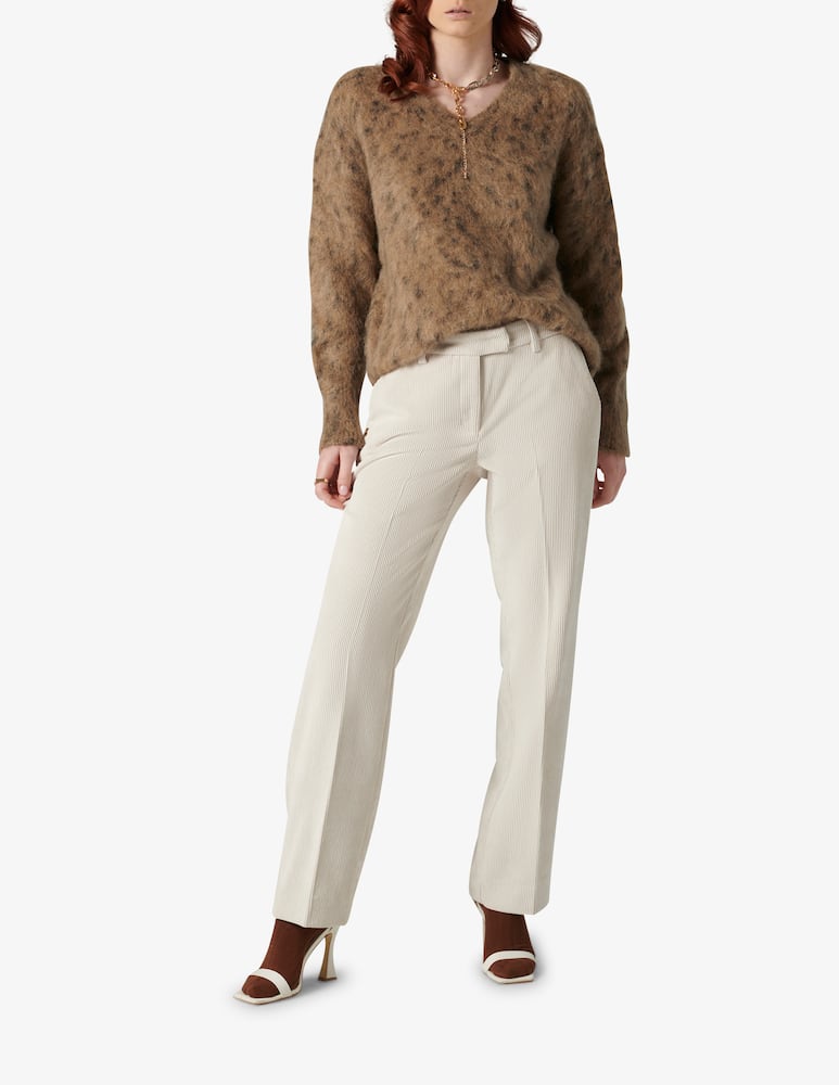 Manila Grace Pantaloni slim a costine - immagine 2 Manila Grace Pantaloni slim a costine - immagine 2