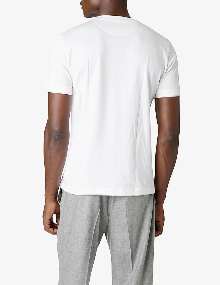 rinascente Eleventy T-Shirt Girocollo Con Ricamo