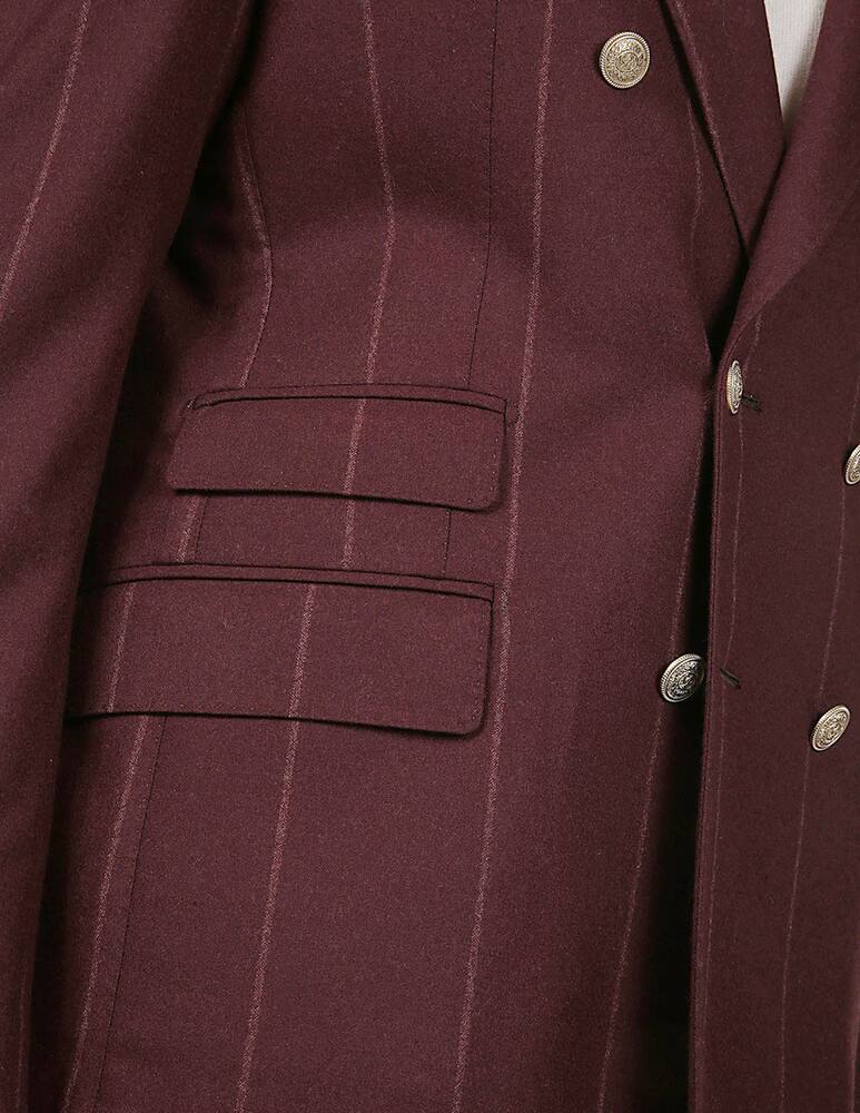 rinascente Eleventy Double Breasted Suit With Pant Pences