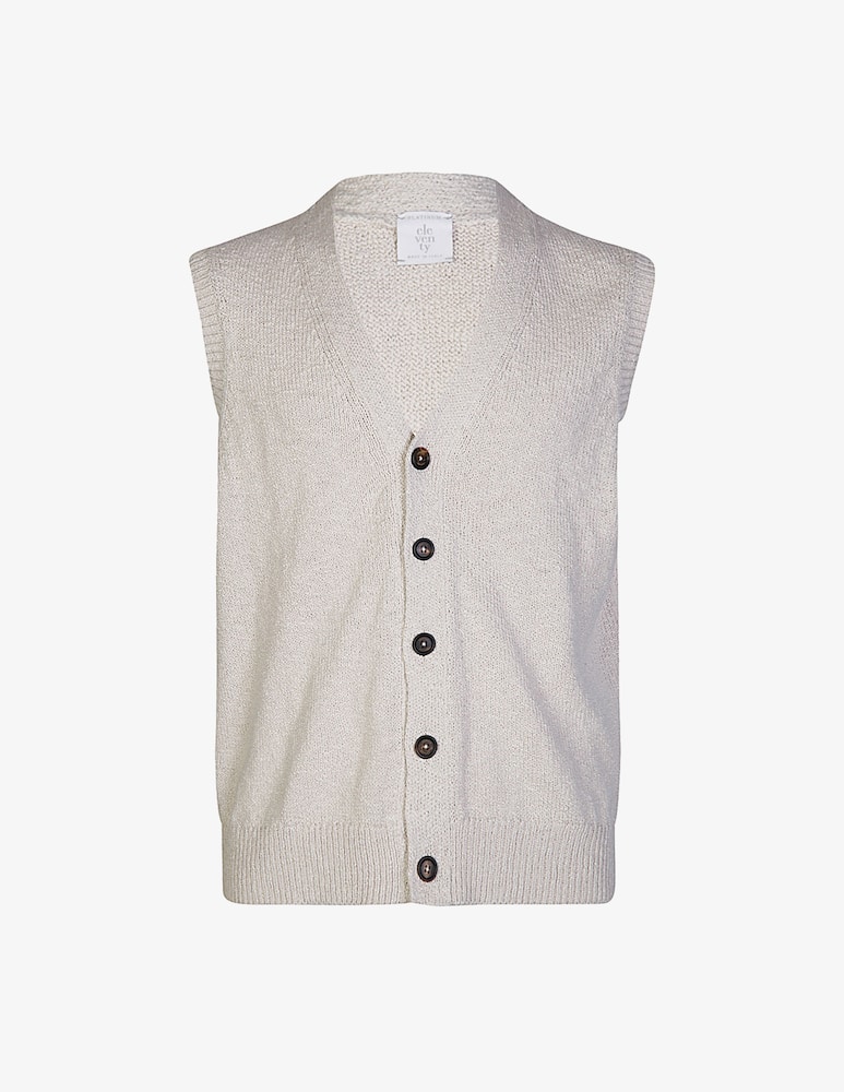 rinascente Eleventy Sleeveless Cardigan Sweater
