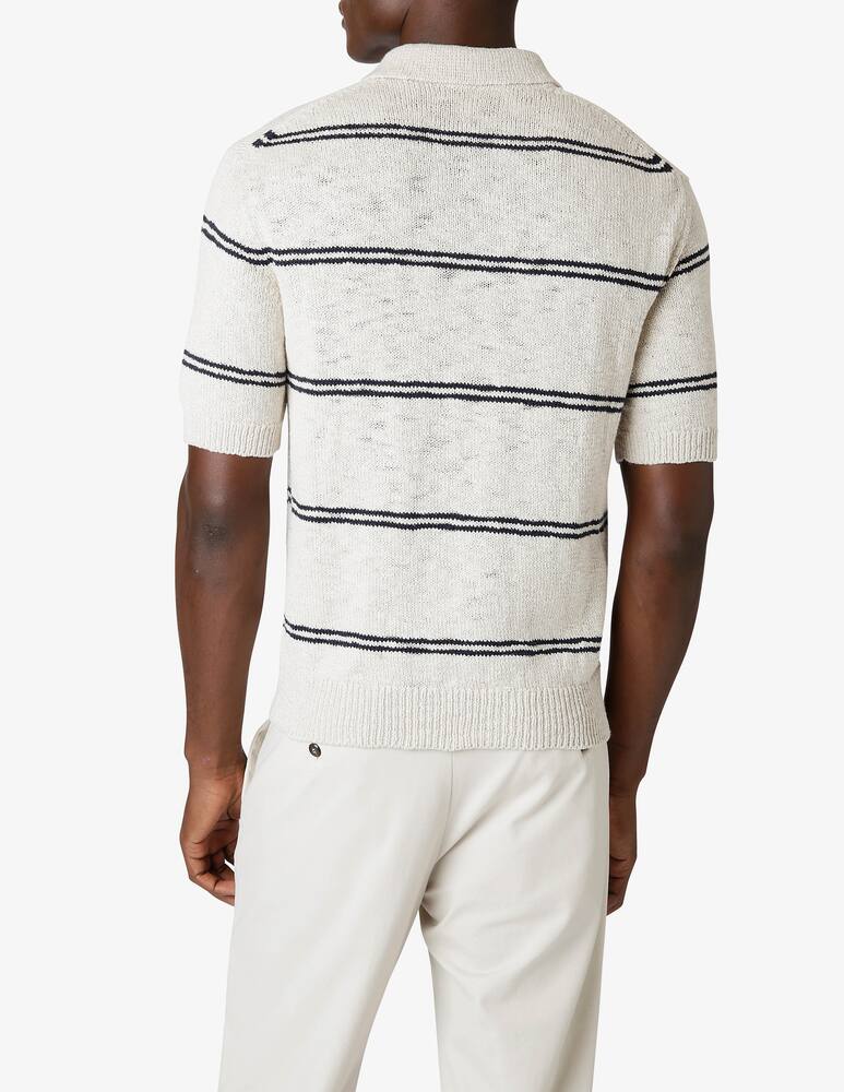 rinascente Eleventy Maglia Polo Rigata Cotone