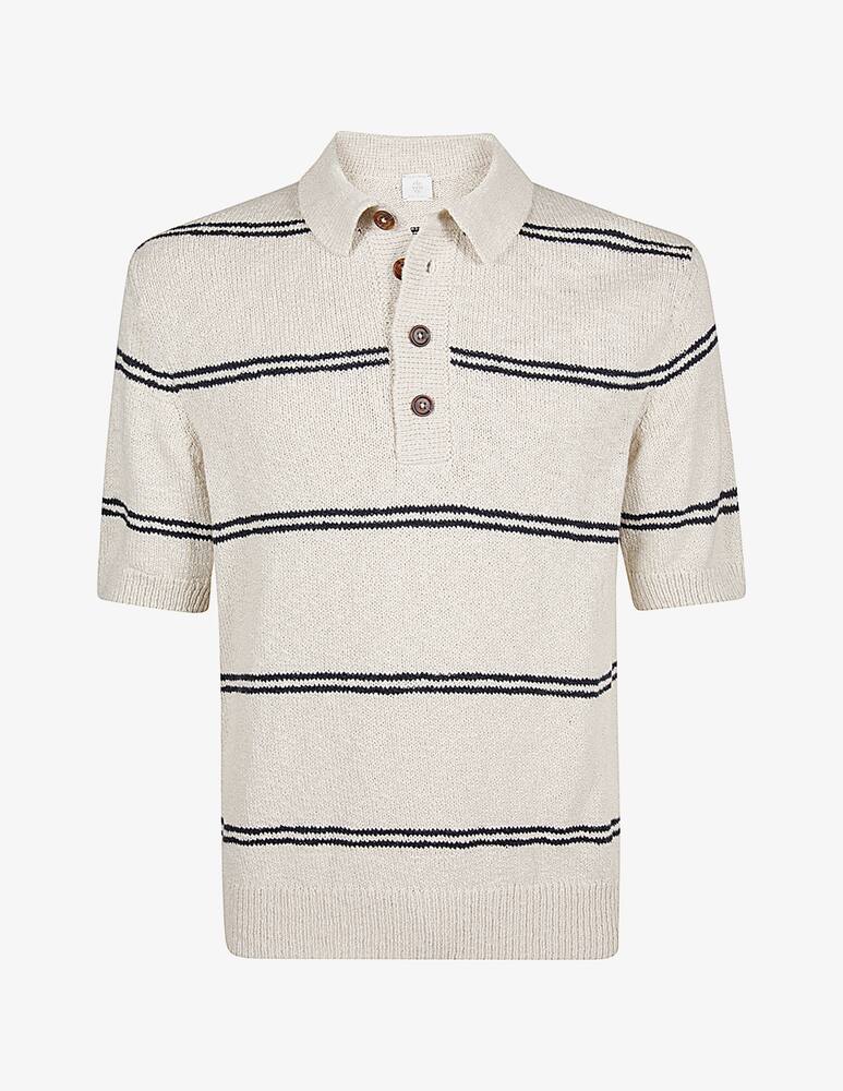 rinascente Eleventy Maglia Polo Rigata Cotone