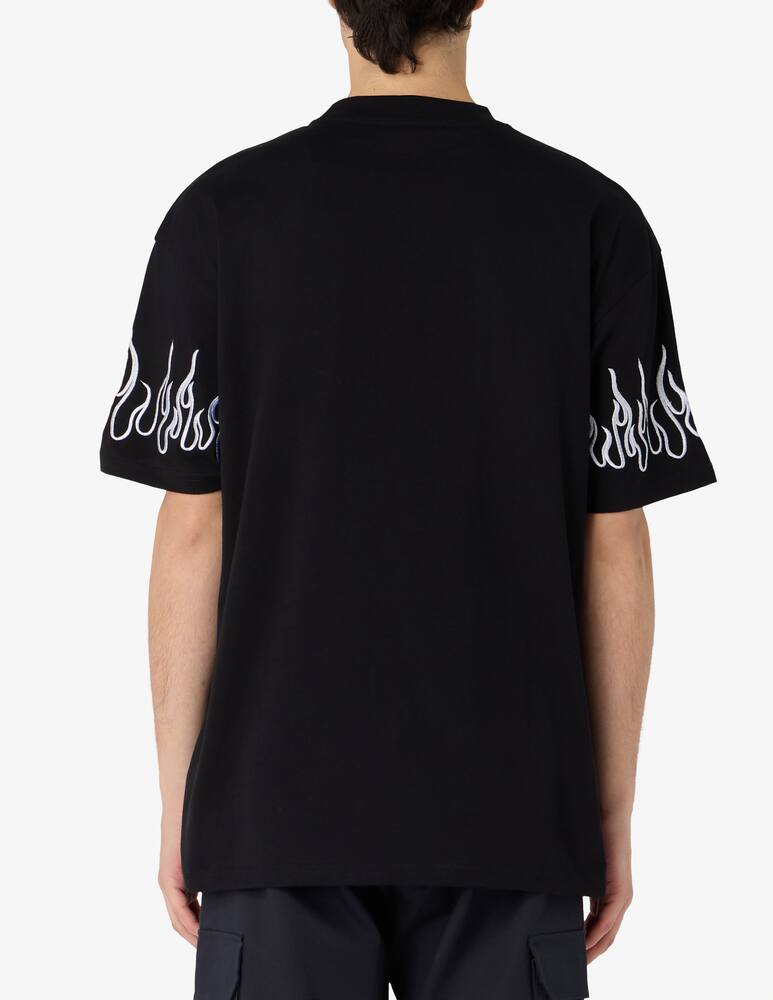 rinascente Vision of Super Maglia con fiamme ricamate