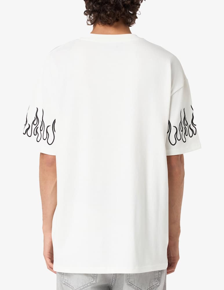 rinascente Vision of Super Maglietta flames white black