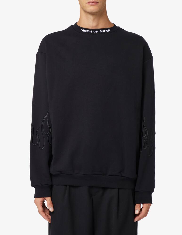 rinascente Vision of Super Ton sur ton flame sweatshirt