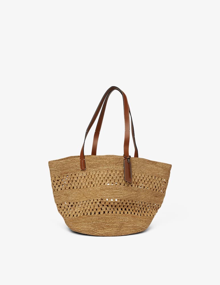 rinascente Manebì Basket weaving bag