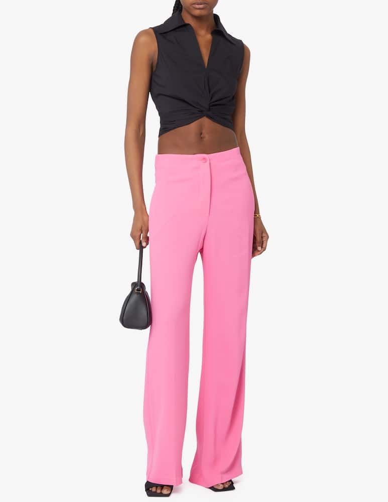 Nenette Sleeveless shirt with Fester knot - picture 2 Nenette Sleeveless shirt with Fester knot - picture 2