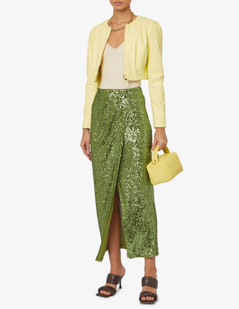 rinascente Nenette Giacca cropped in pelle Nitro