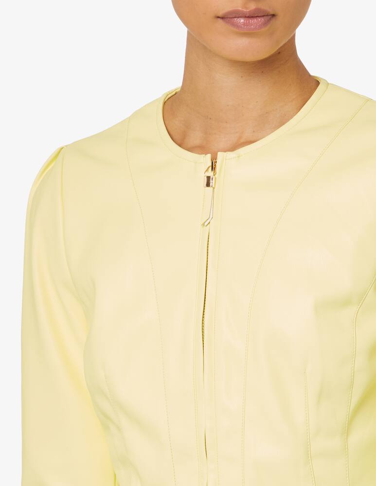 rinascente Nenette Giacca cropped in pelle Nitro