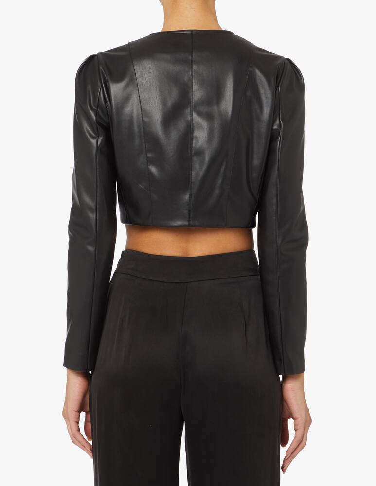 Nenette Nitro cropped leather jakcet - picture 3