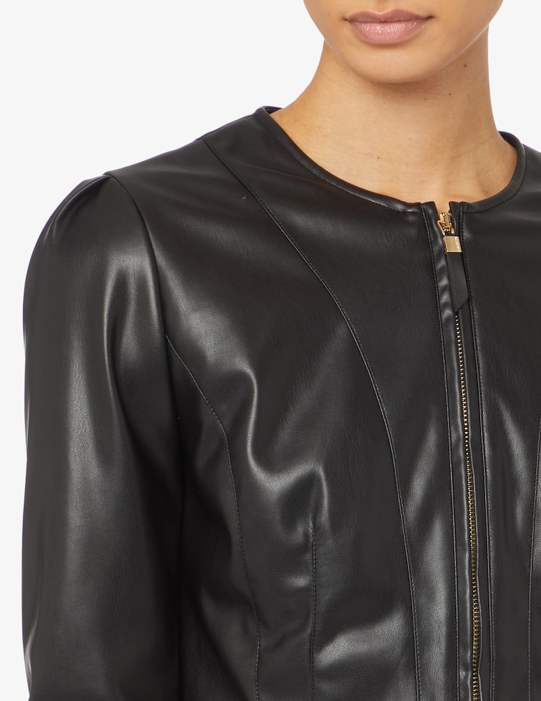 Nenette Nitro cropped leather jakcet - picture 4