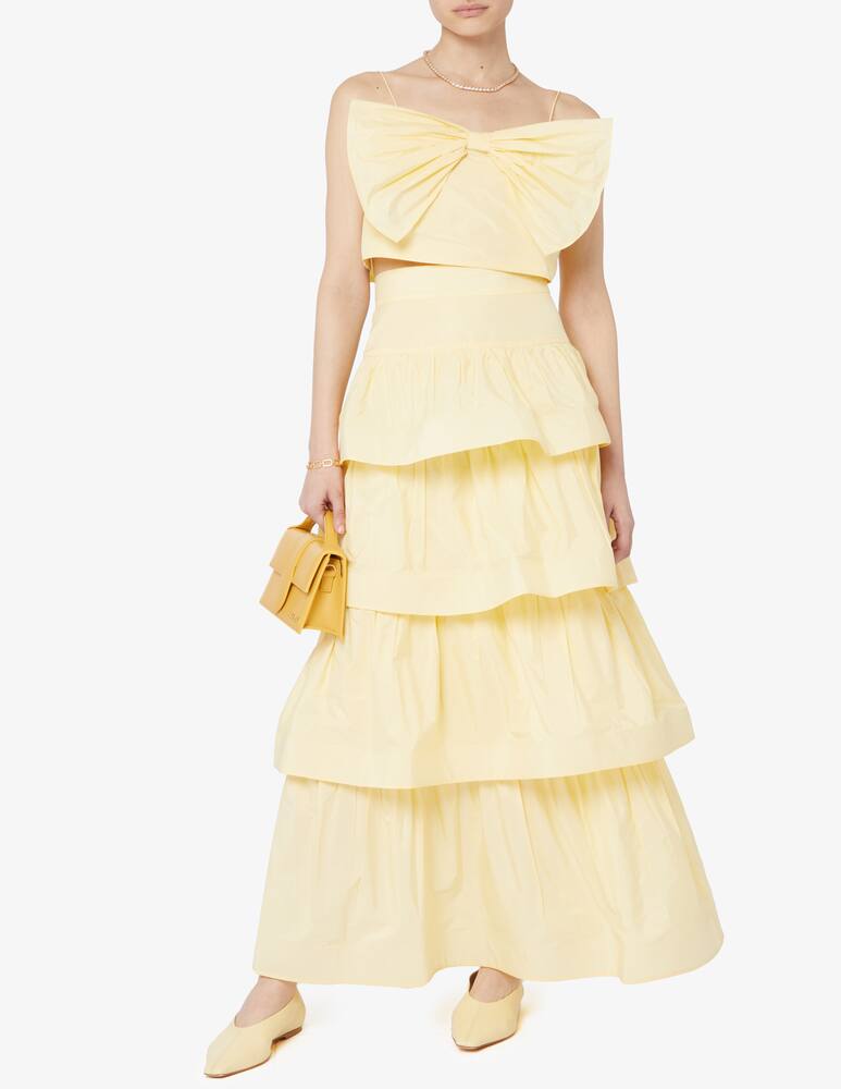 rinascente Nenette Ruffled maxi skirt