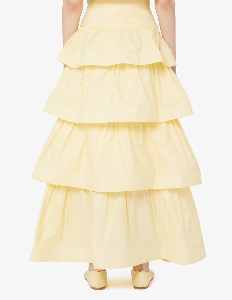 rinascente Nenette Ruffled maxi skirt