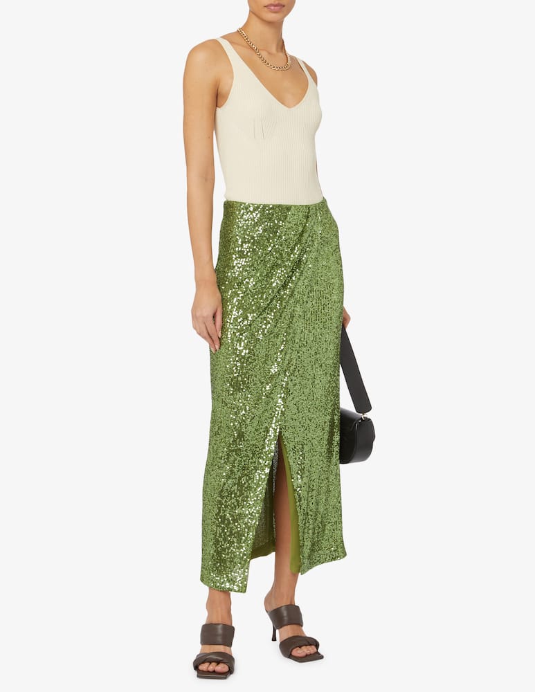 rinascente Nenette Glitter sequin skirt