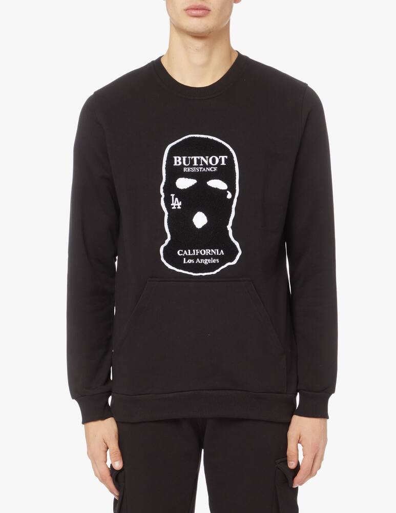 rinascente But Not Felpa girocollo con tasca e ricamo resistence