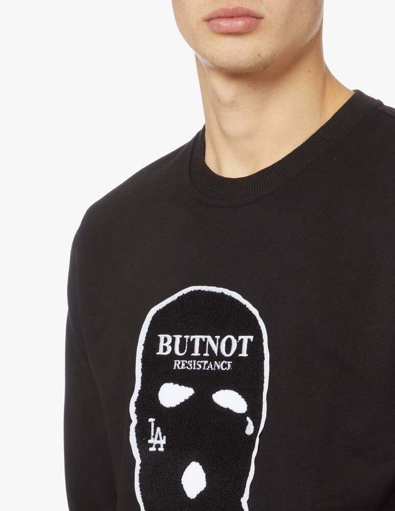 rinascente But Not Felpa girocollo con tasca e ricamo resistence