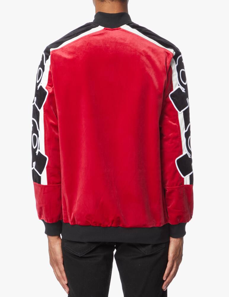 rinascente But Not Giacca in velluto con ricami loghi