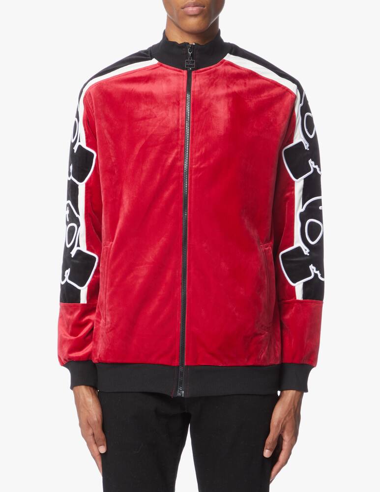 rinascente But Not Giacca in velluto con ricami loghi