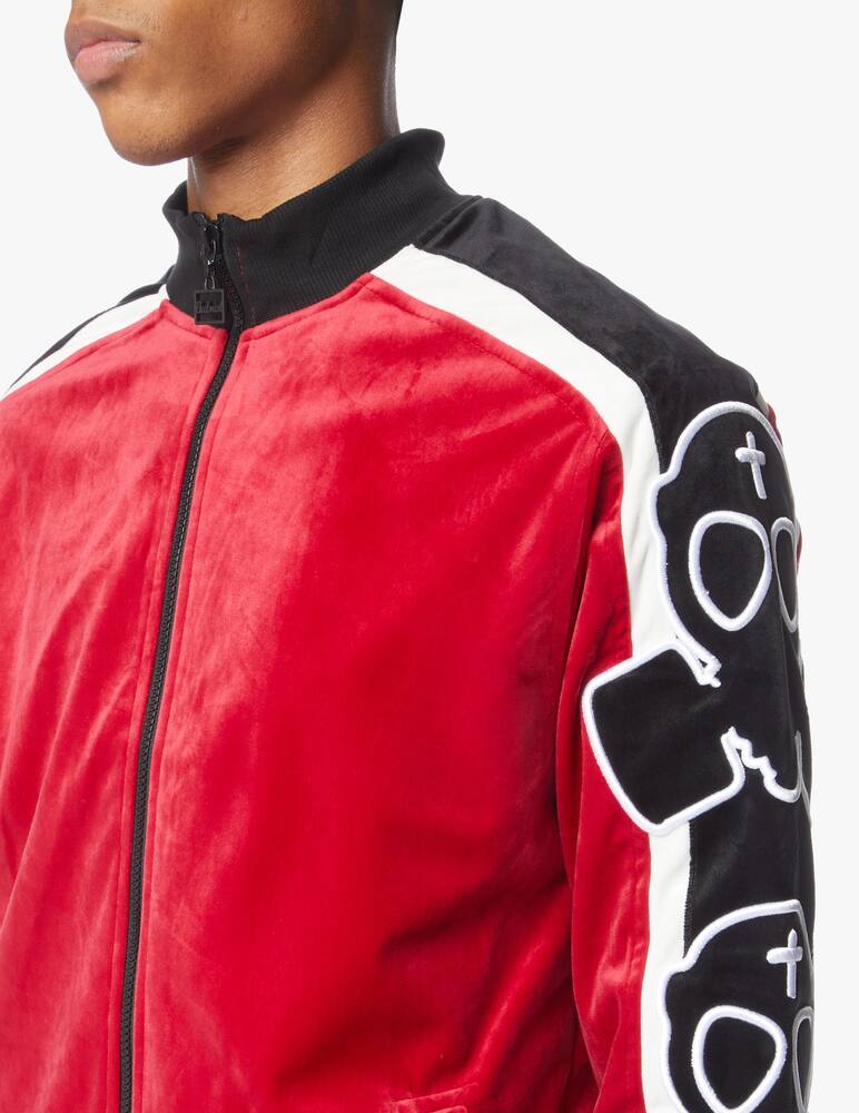 rinascente But Not Giacca in velluto con ricami loghi